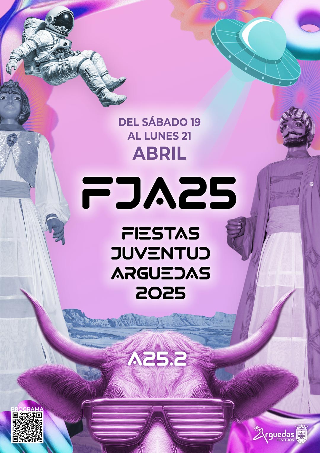 Fiestas Juventud Arguedas Cartel 2025